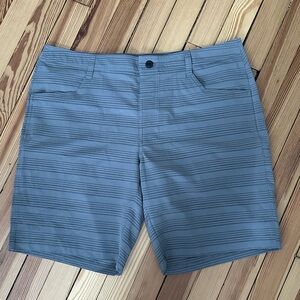 Men's Kuhl Gray Striped Shorts